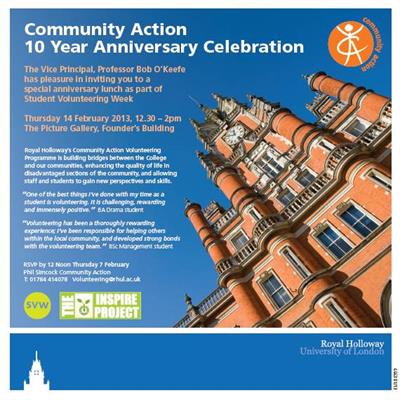 Community Action10 Year Anniversary Event
