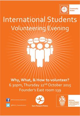 International Students Volunteering Evening