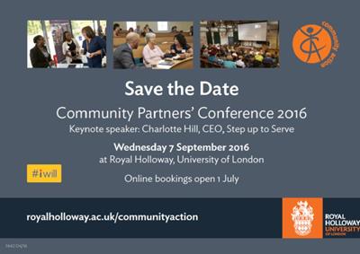Save the Date Partners Conference 2016
