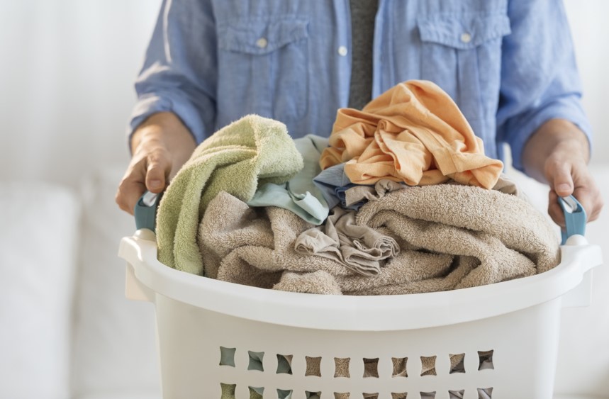 Laundry in a basket