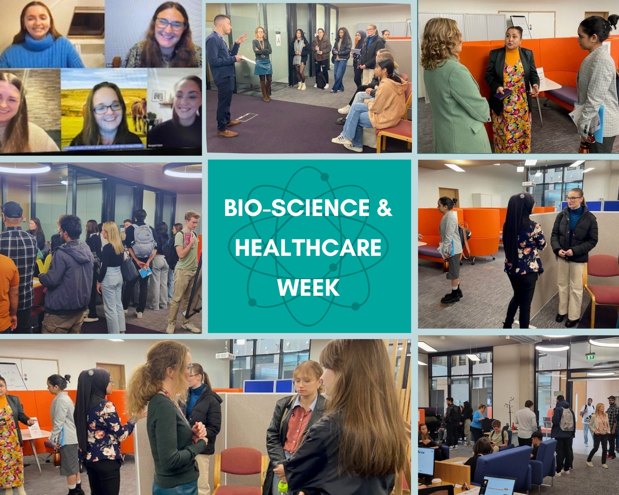 Bioscience and Healthcare Week Collage