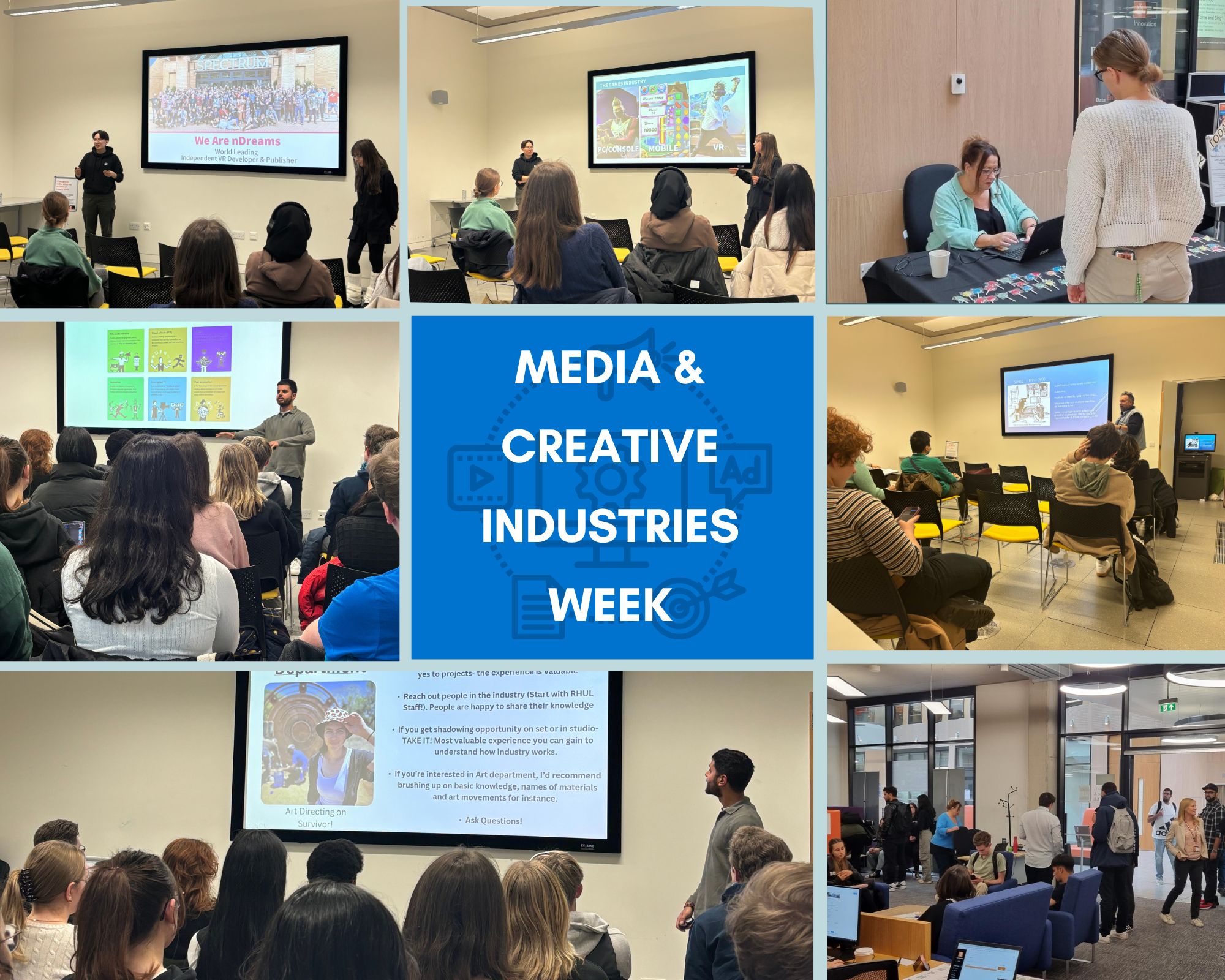 Media and Creative Industries Week Collage